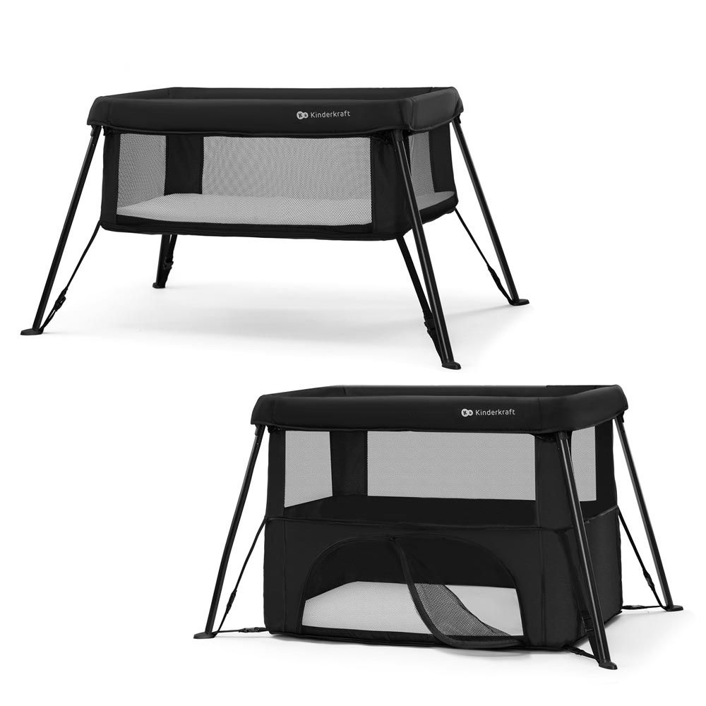 Kinderkraft - Cami 3-In-1 Baby Cot - Black