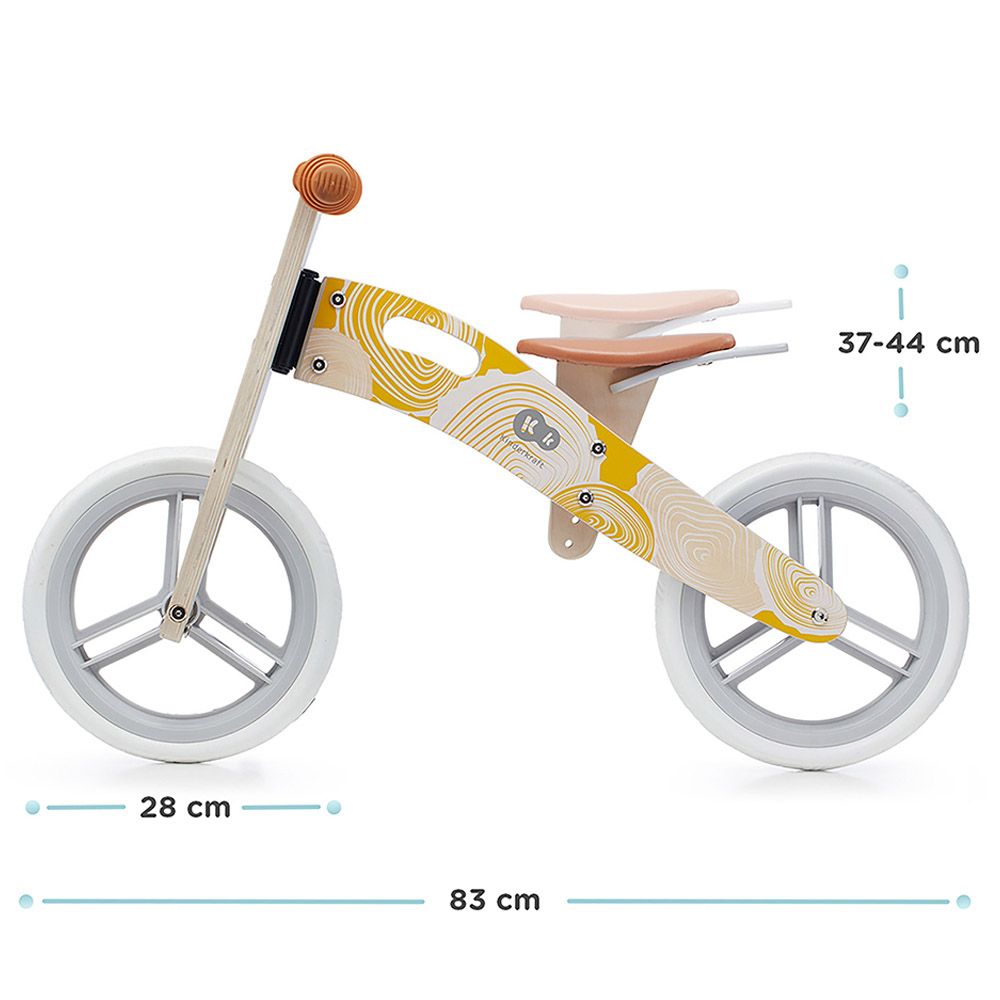 كيندر كرافت- دراجة التوازن رانر- أصفر طبيعي