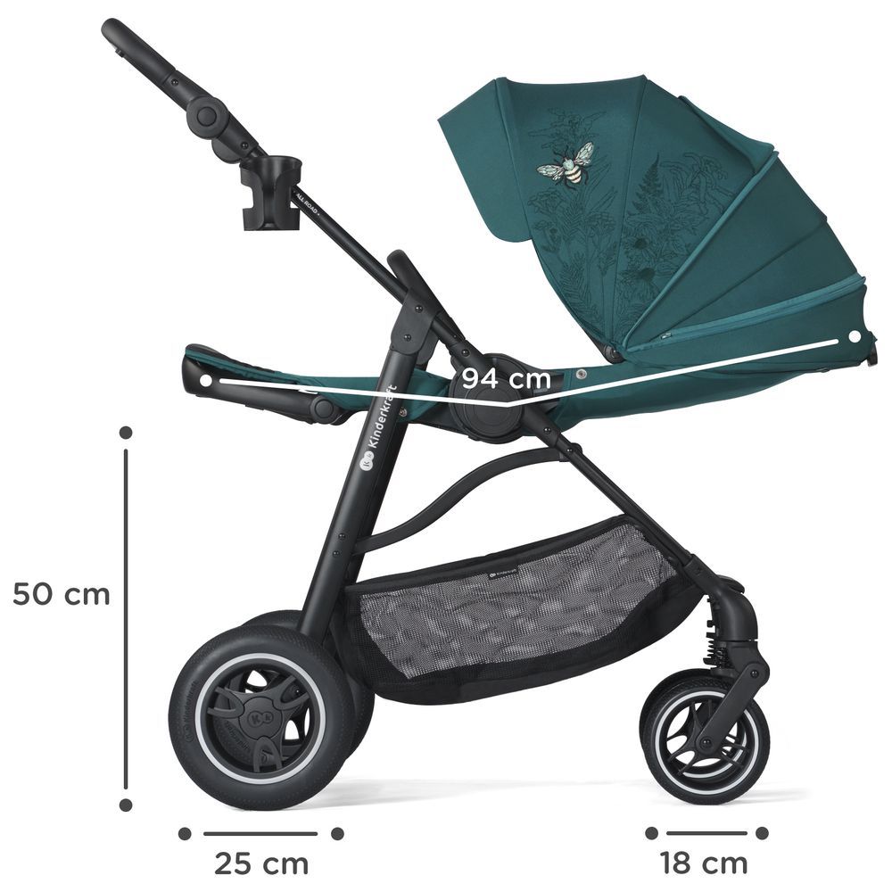 Kinderkraft - All Road Nature Vibes Stroller - Green