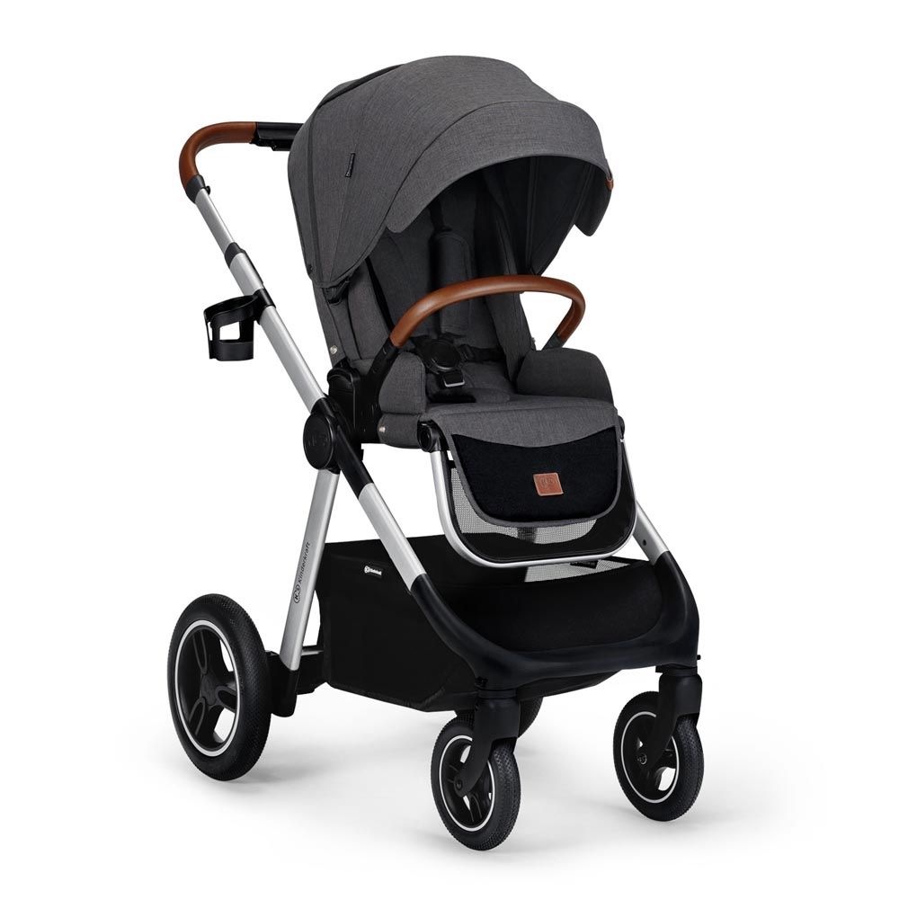 Kinderkraft -Everyday 2-in-1 Travel System - Dark Grey / Silver Frame