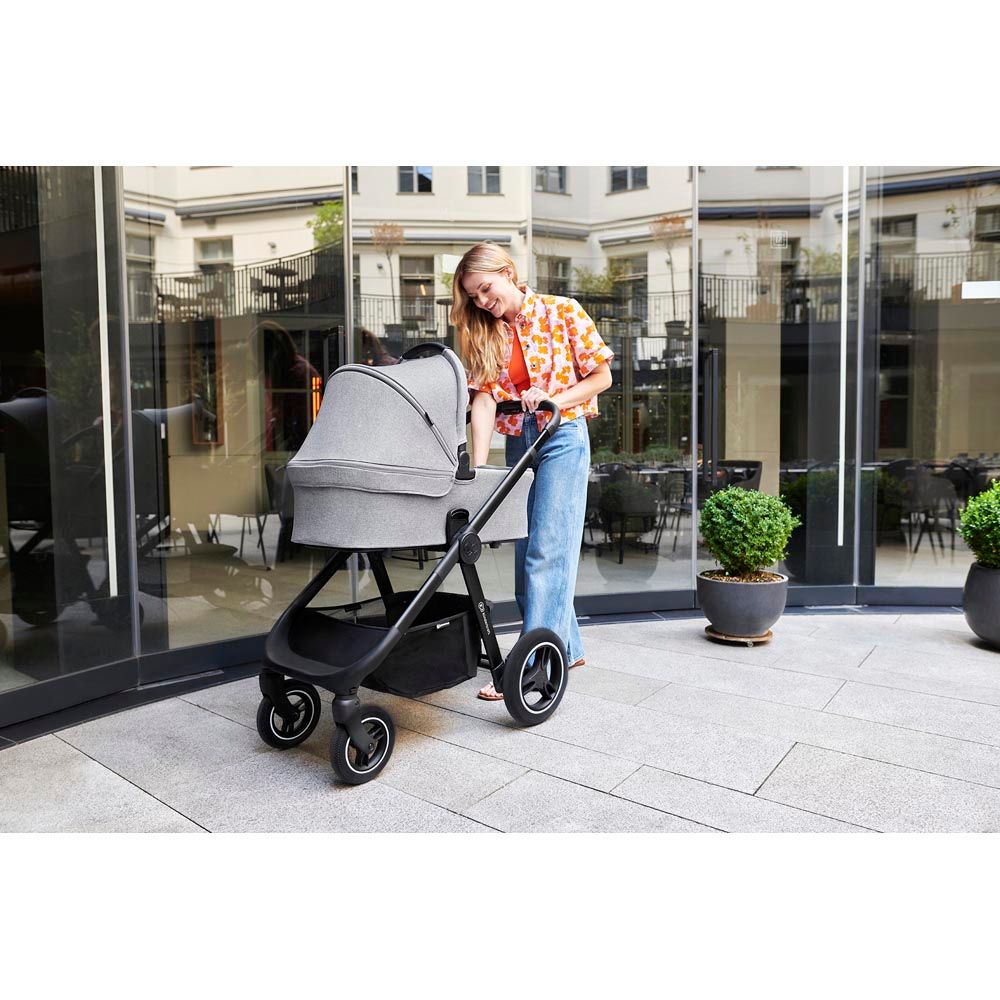 Kinderkraft -Everyday 2-in-1 Travel System - Dark Grey / Silver Frame