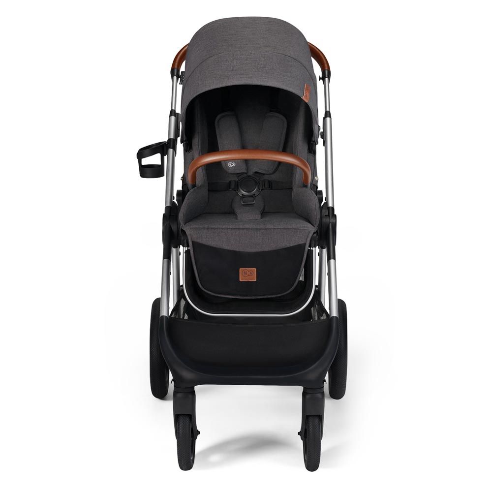 Kinderkraft -Everyday 2-in-1 Travel System - Dark Grey / Silver Frame