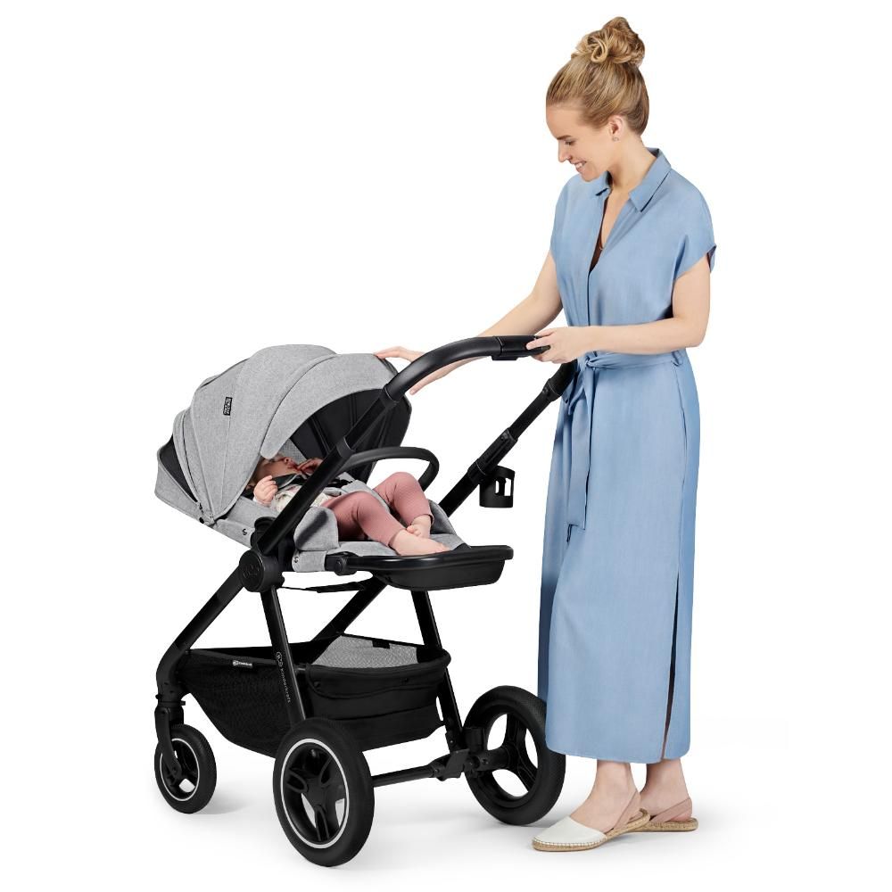 Kinderkraft -Everyday 2-in-1 Stroller - Light Grey