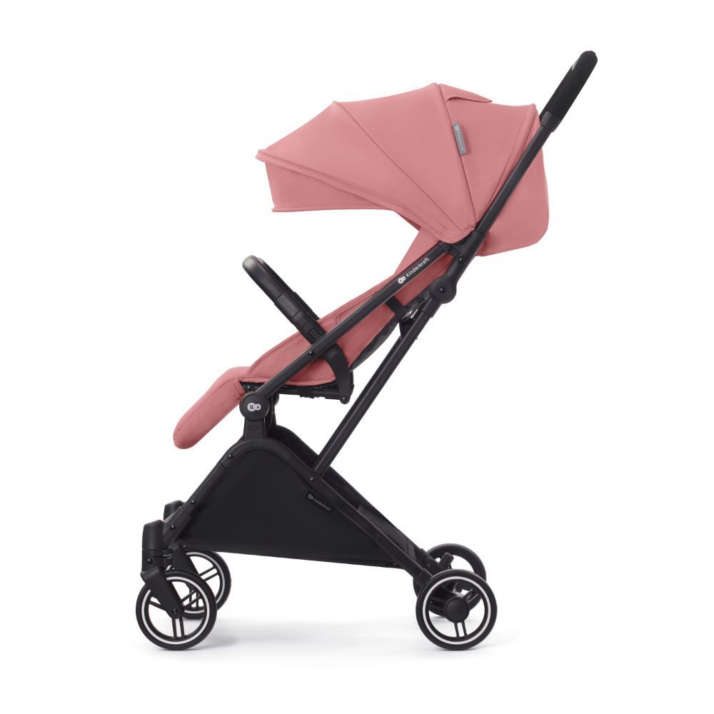 Kinderkraft - 2 in1 Indy2 Lightweight Stroller + Mink Car Seat - Dahlia Pink