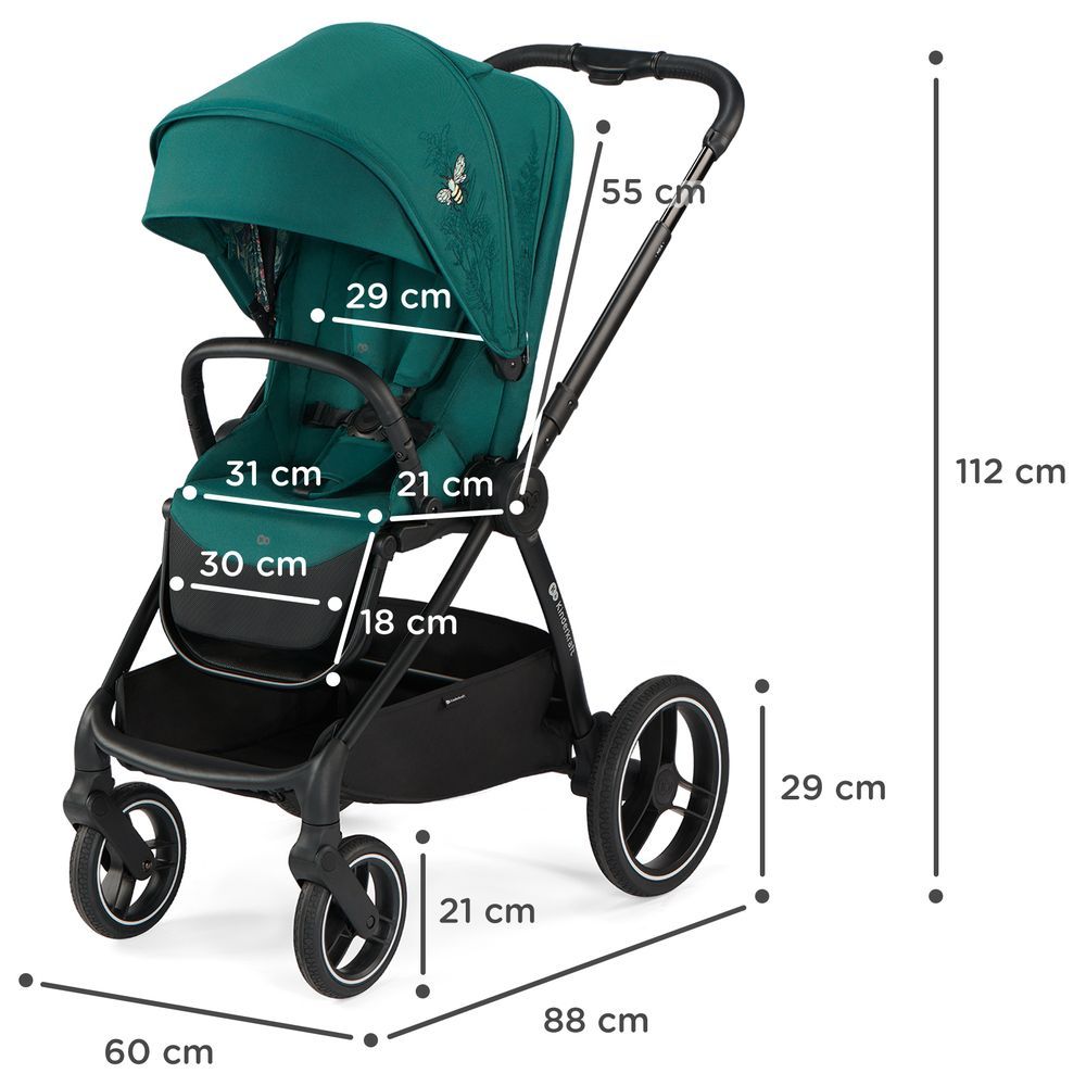 Kinderkraft - NEA 2-in-1 Multifunctional Pushchair - Green