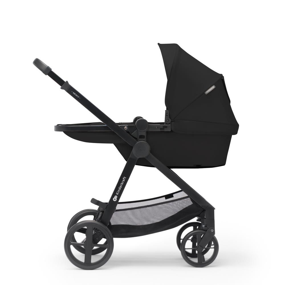 Kinderkraft - 3-In-1 Pushchair - Newly Classic Black