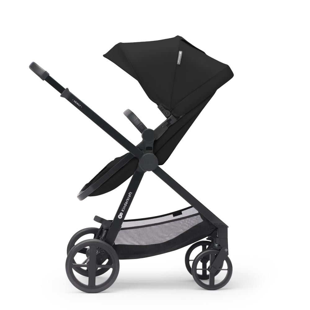 Kinderkraft - 3-In-1 Pushchair - Newly Classic Black