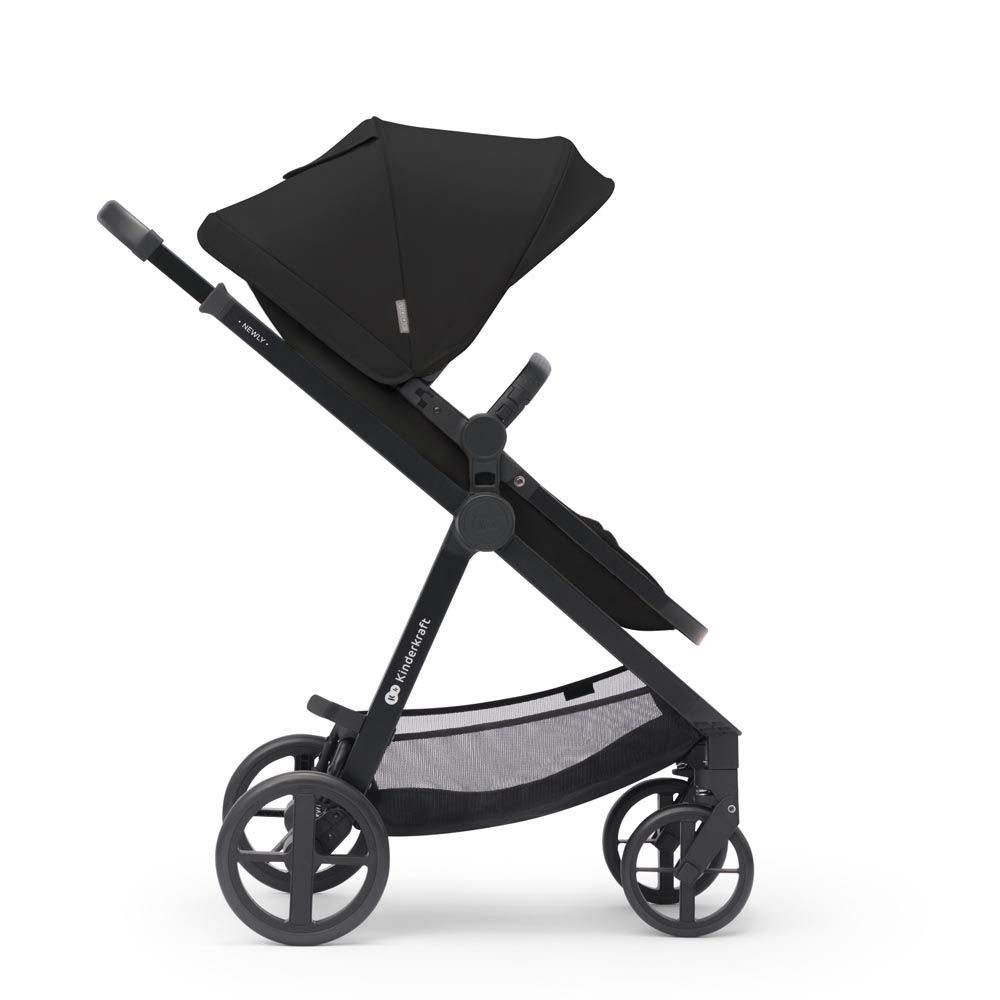 Kinderkraft - 3-In-1 Pushchair - Newly Classic Black