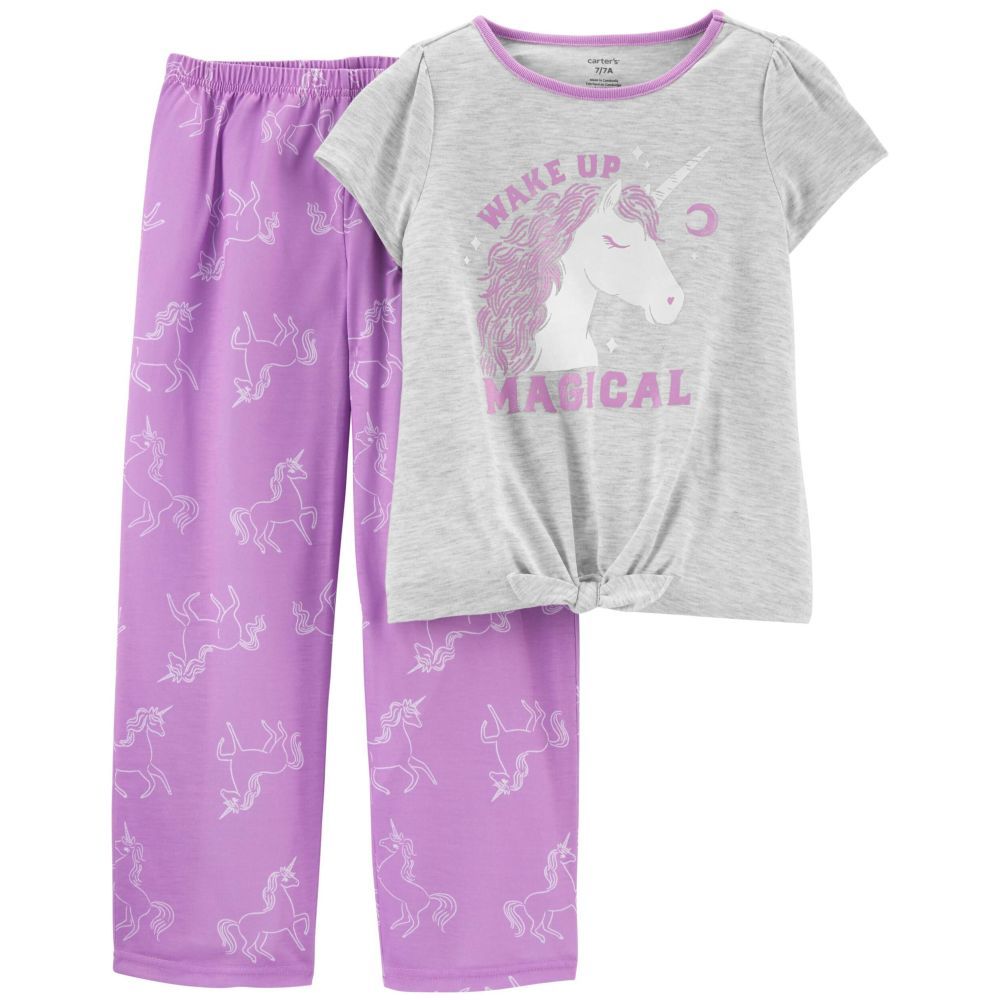 Carters - 2-Piece Unicorn Loose Fit Poly PJs