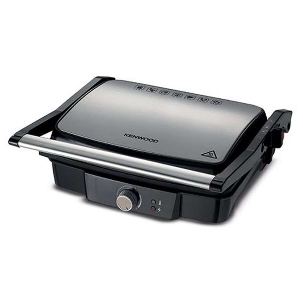 Kenwood - Contact Grill 2000W - Silver