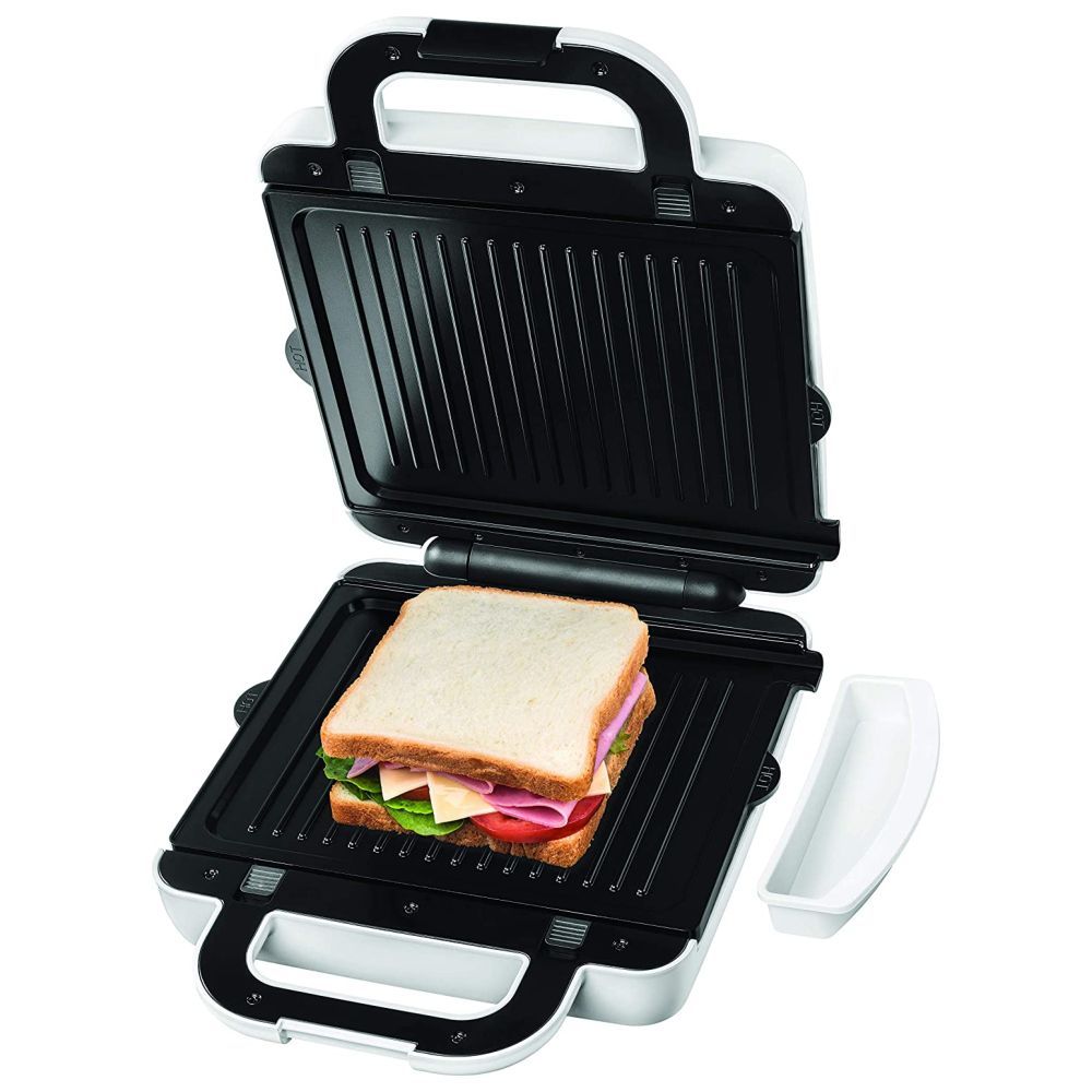 Kenwood - 3-in-1 Sandwich Maker W/ Grill - White