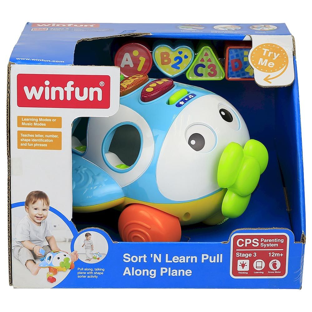 WinFun - Sort N Learn Pull Along Plane