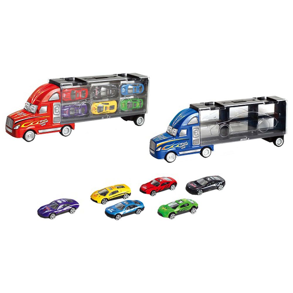 Power Joy - Vroom Vroom Trucky w/ 6pcs Die Cast - Assorted 1pc