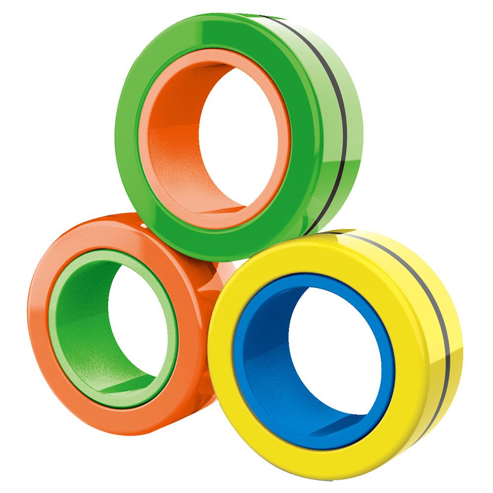 Power Joy - Sensory Toy Magnetic Rings 3pc