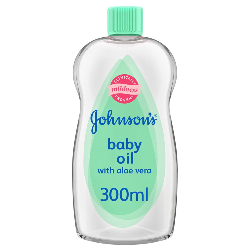 Johnson & Johnson - Baby Oil with Aloe Vera and Vitamin E 300ml