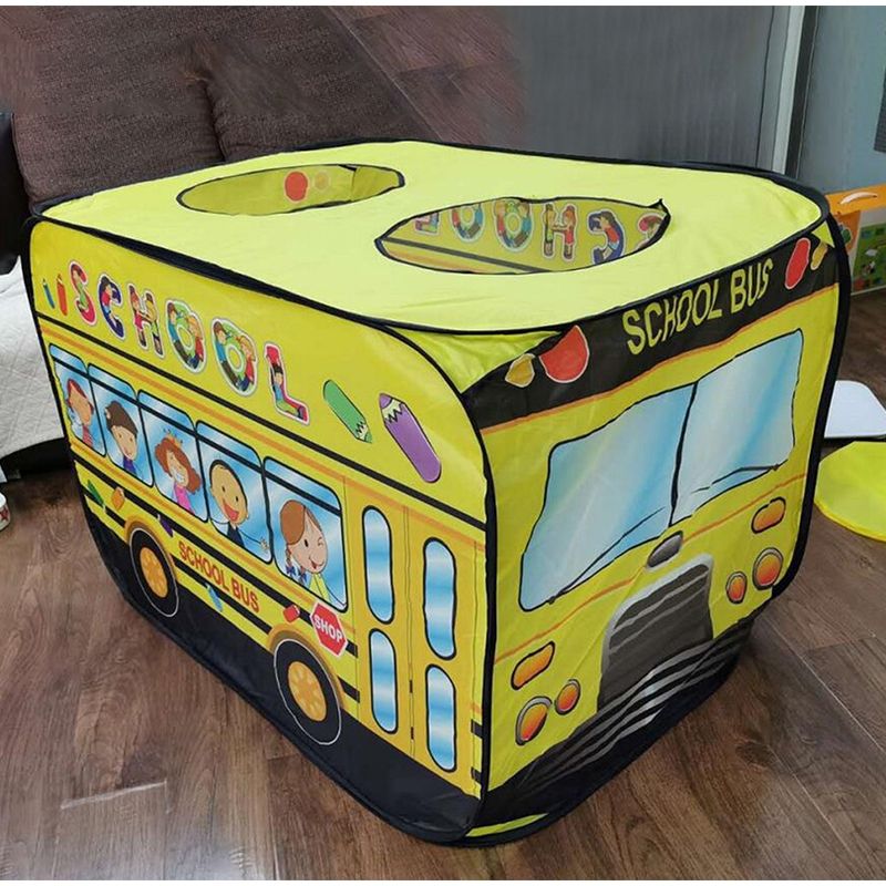 Family Center - Children Tent School Bus - Yellow