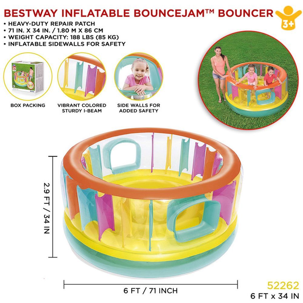 Bestway - Bouncejam Bouncer - 1.80 x 86 cm - 71 x 34 inch - 26-52262