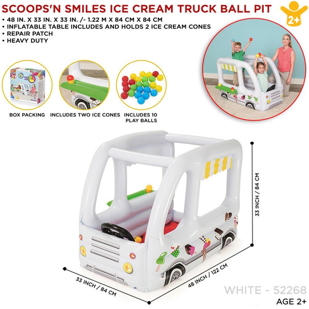 Bestway - Scoops 'n Smiles Ice Cream Truck Ball Pit