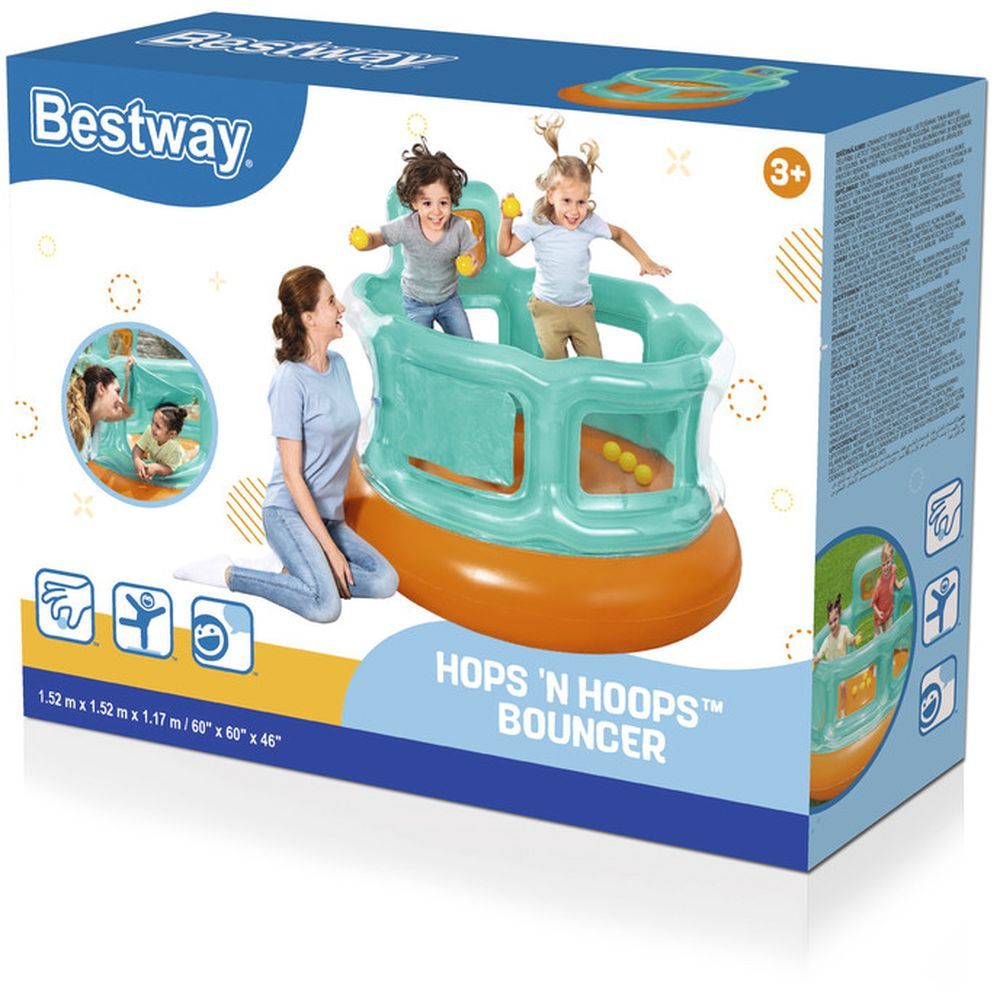 Bestway - Up In & Over Hops N Hoops Bouncer