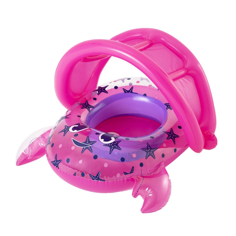 Bestway - Crab Baby Boat - Pink - Inflatable Pool Float