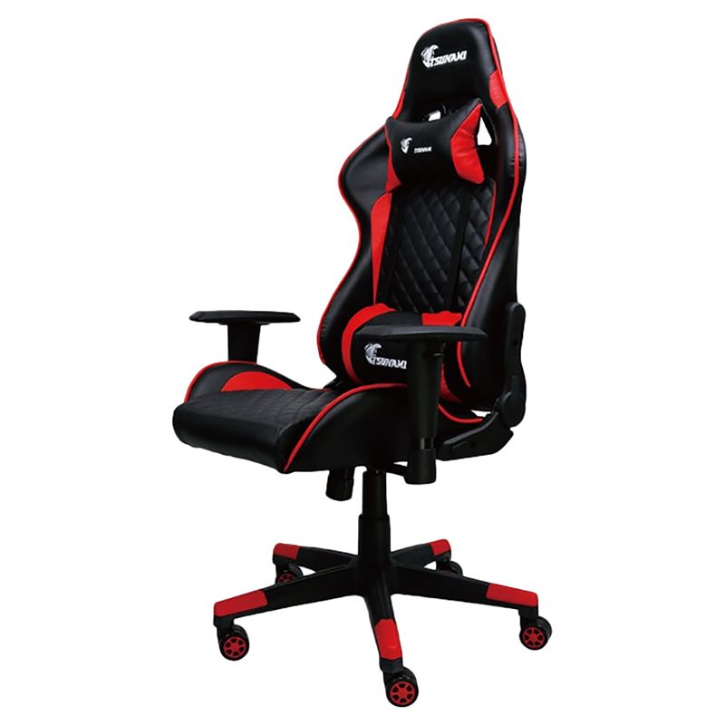 Family Center High Back Ergonomic Tsunami Gaming Chair - Red