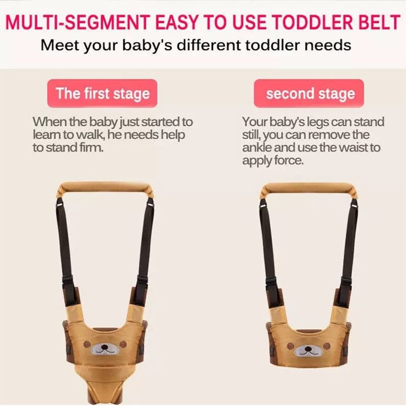 Baby Love - Baby Walking Harness Belt - Brown