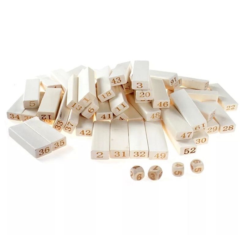 Baby Love - Wooden Domino Tower Building Blocks