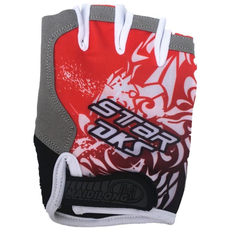 Body Builder - Weightlifting & Gym Gloves - Red