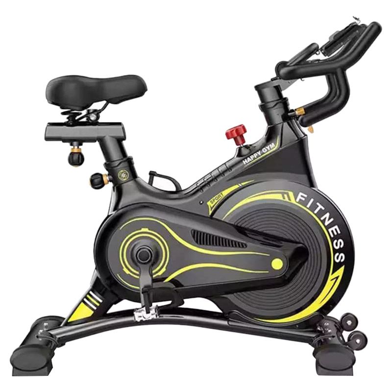 Body Builder Spinning Fitness Indoor Magnetic Bike - Yellow