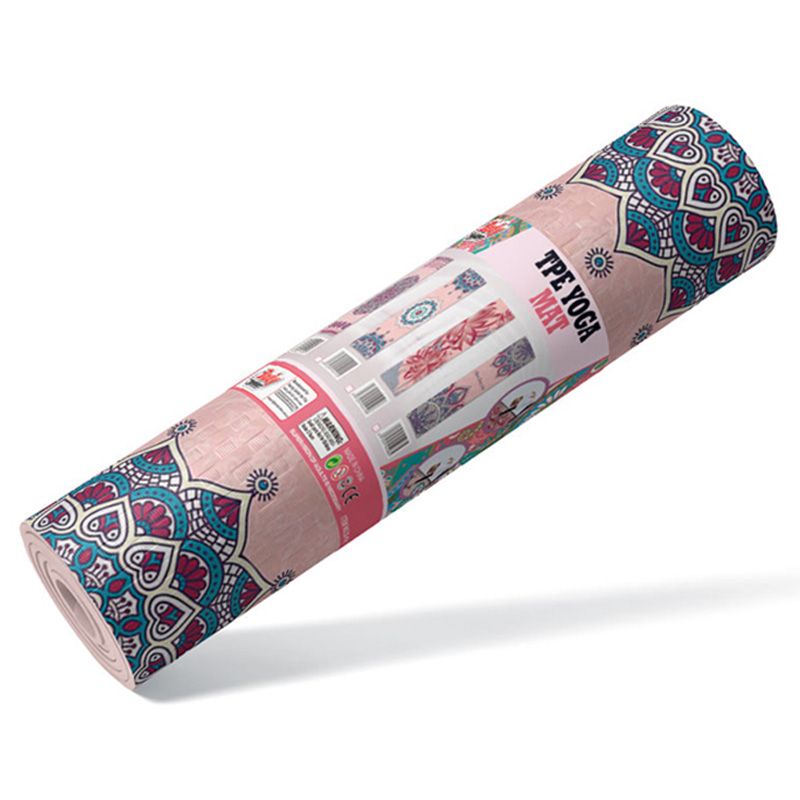 Body Builder - Yoga Mat Premium Reversible Print - Pink