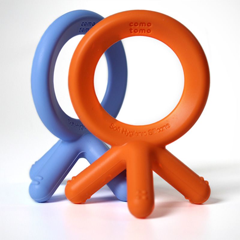 Comotomo - Silicone Teether - Blue