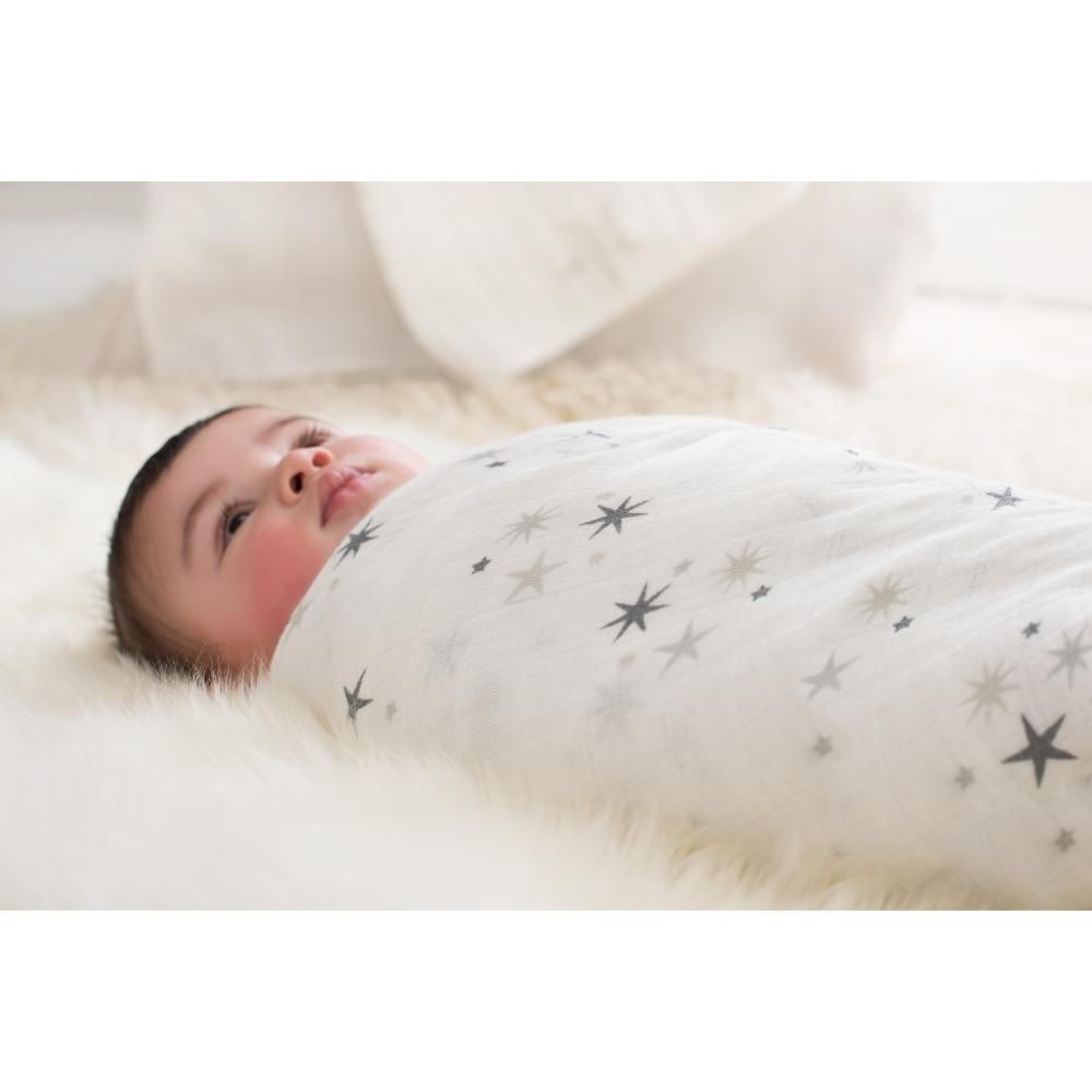 Aden + Anais - Classic Swaddle - Twinkle - 4pcs Set - Package May Vary