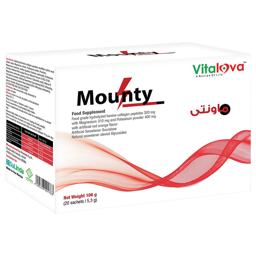 SuLinda - Mounty Collagen Peptide - 20 Sachets