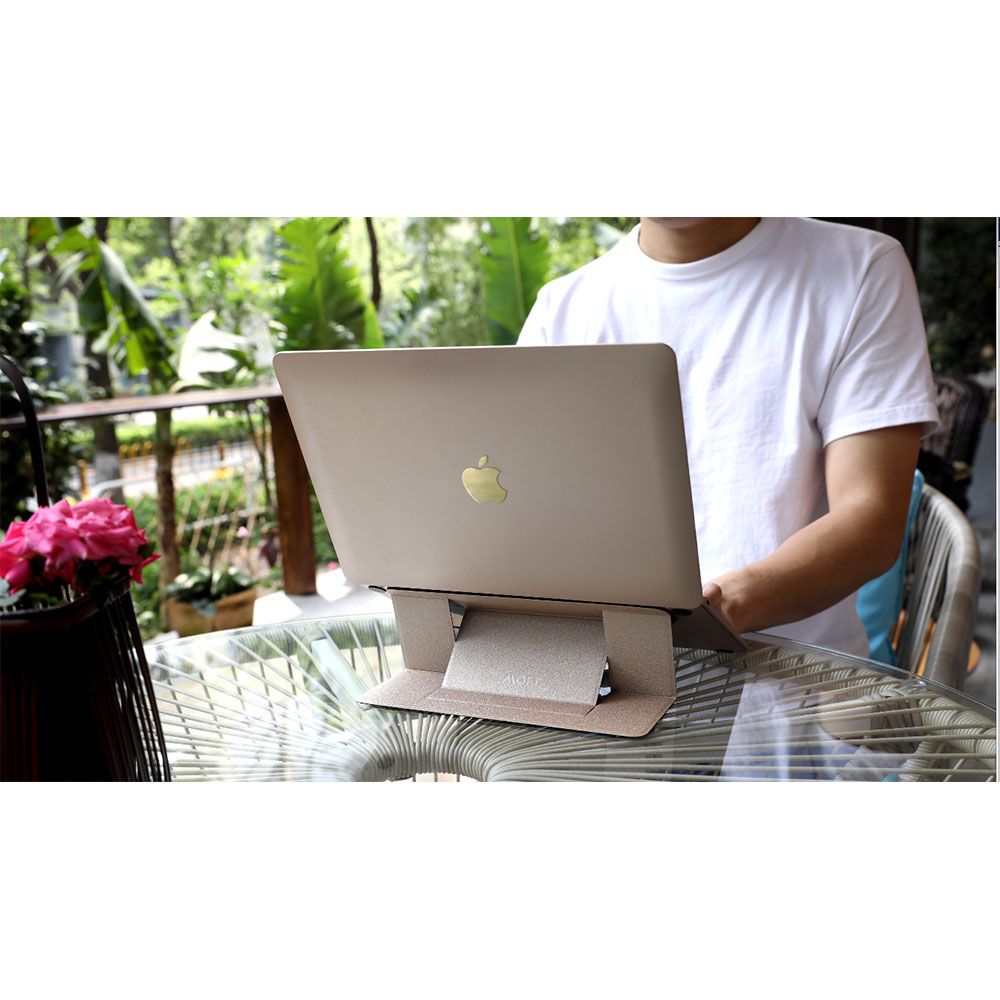 Moft - Adhesive Laptop Stand 15.6" - Gold