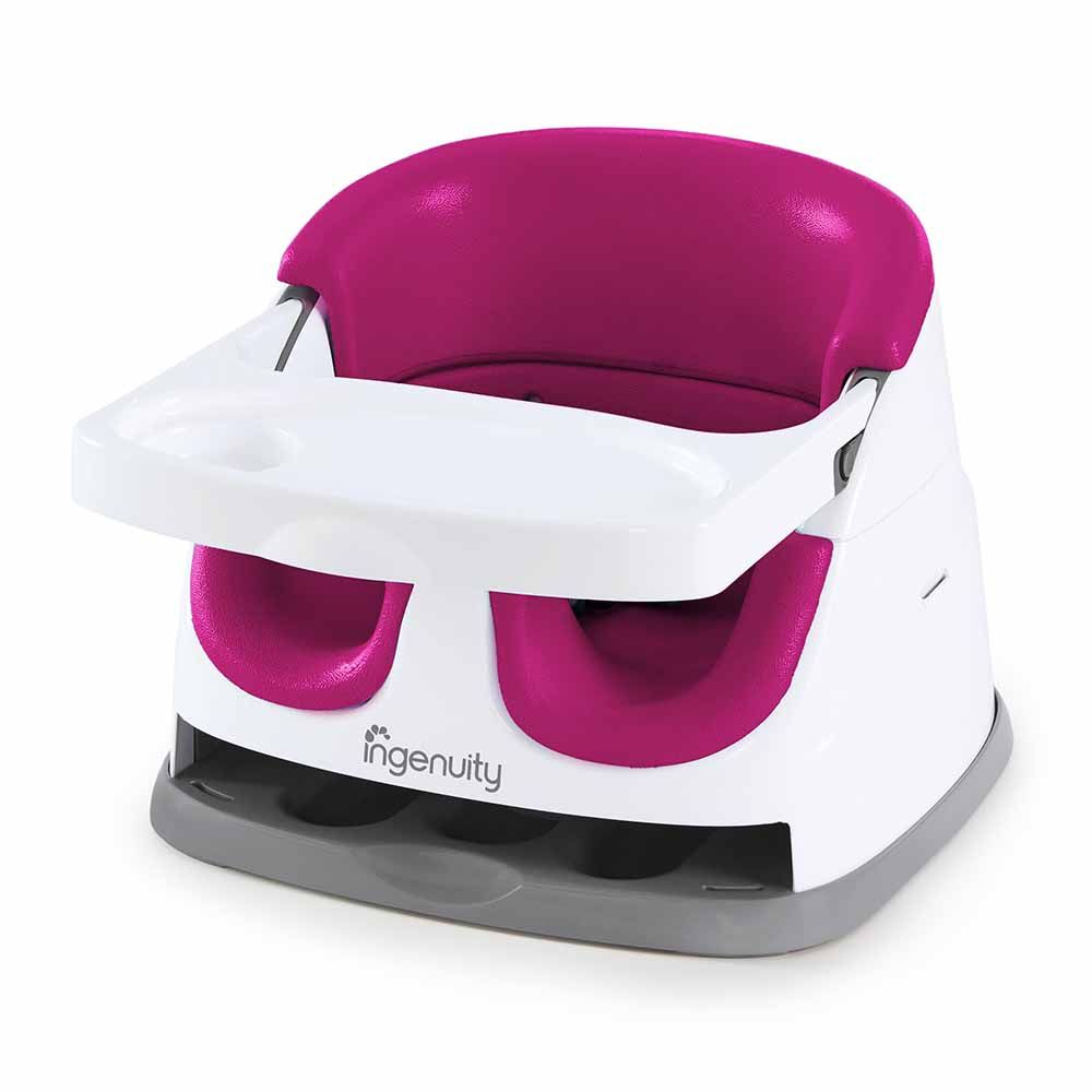 Ingenuity - Baby Base 2-in-1 Booster Seat - Pink Flambe