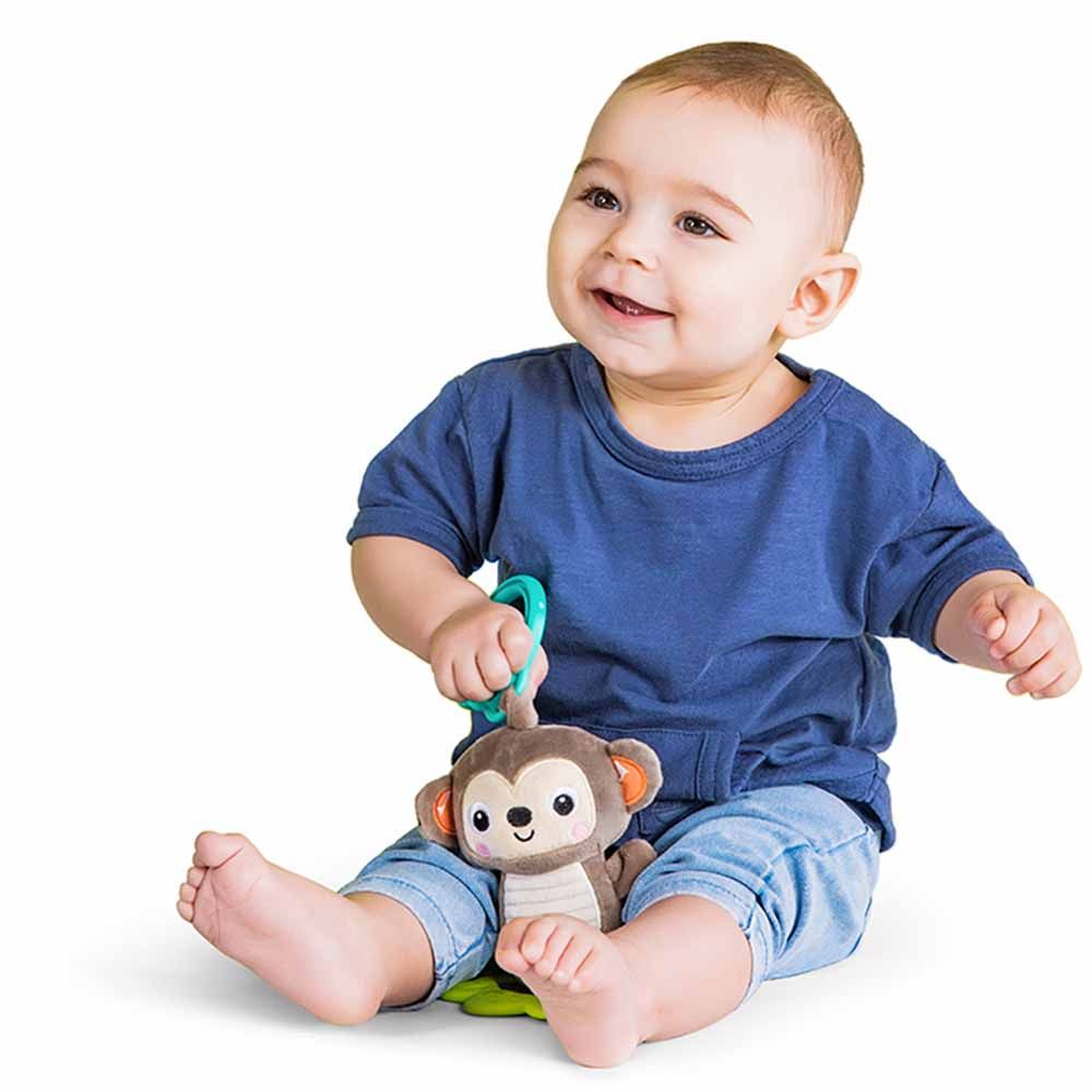 Bright Starts - Tug Tunes On-The-Go Toy - Monkey