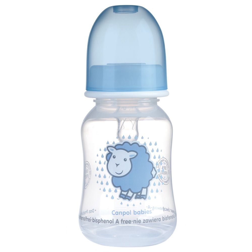 Canpol - 120ml Designed Bottle - Blue Sheep