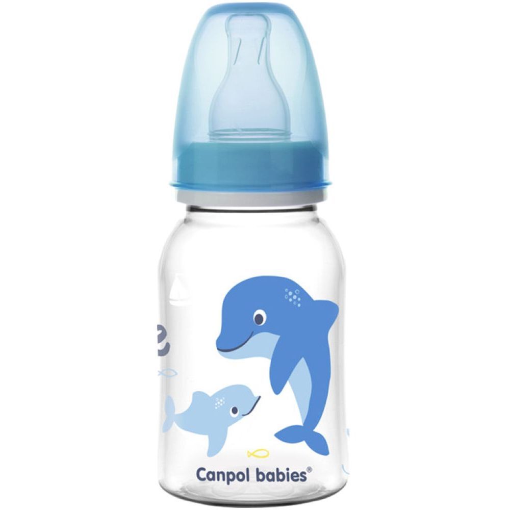 Canpol - 120ml Designed Bottle - Blue Sheep