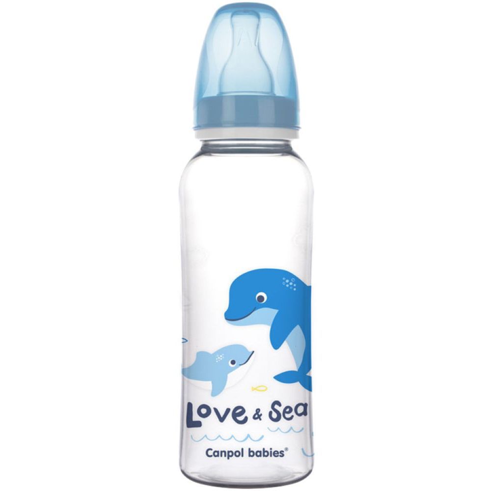 Canpol - 250ml Designed Bottle - Blue Airplane