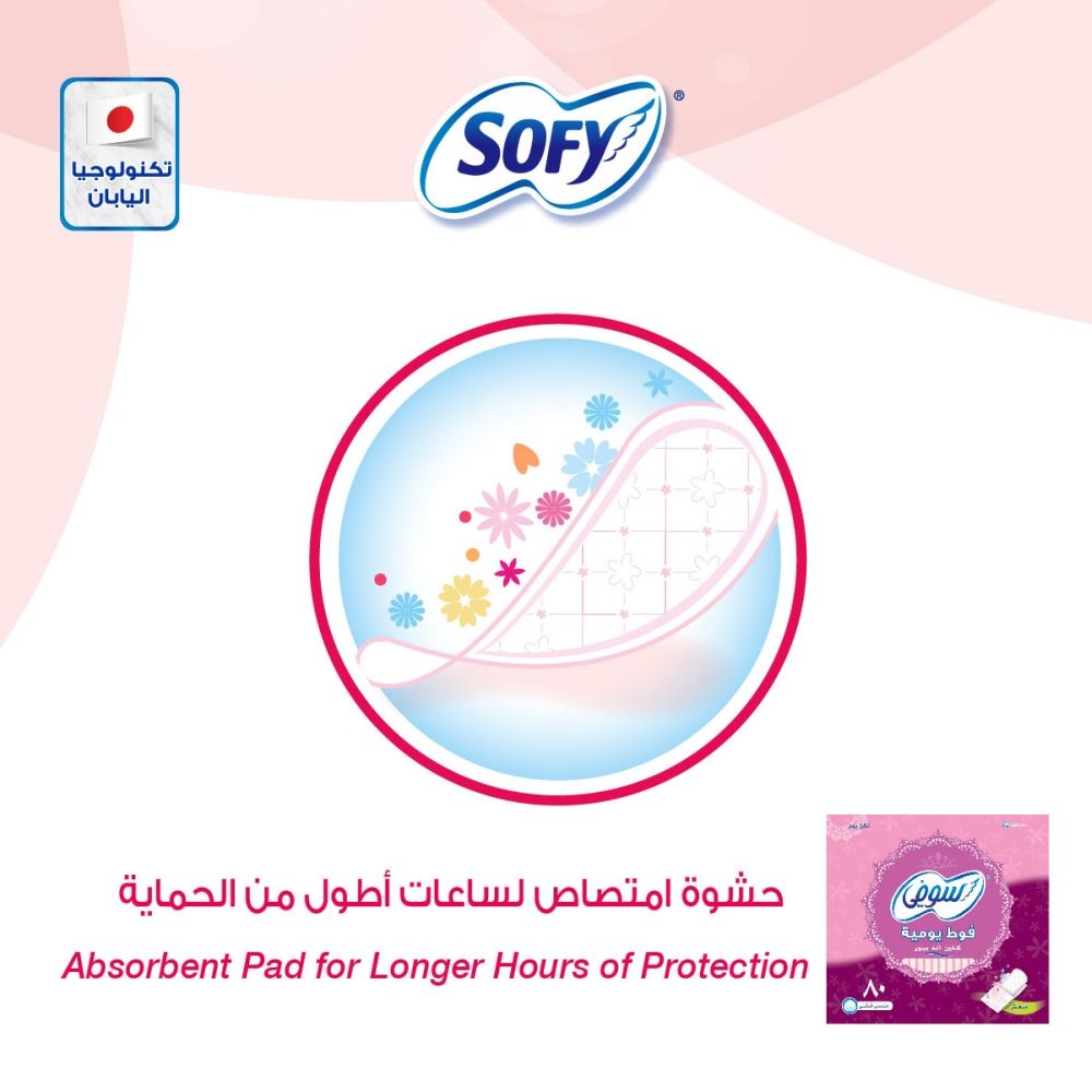 Sofy - Panty Liner 80 Pads Daily Fresh