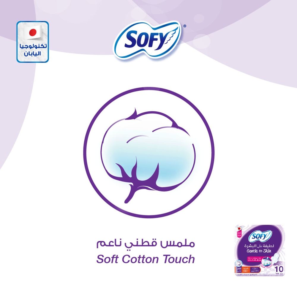 Sofy - 30 Pads Slim Large With Wings (Gentle To Skin) 29cm