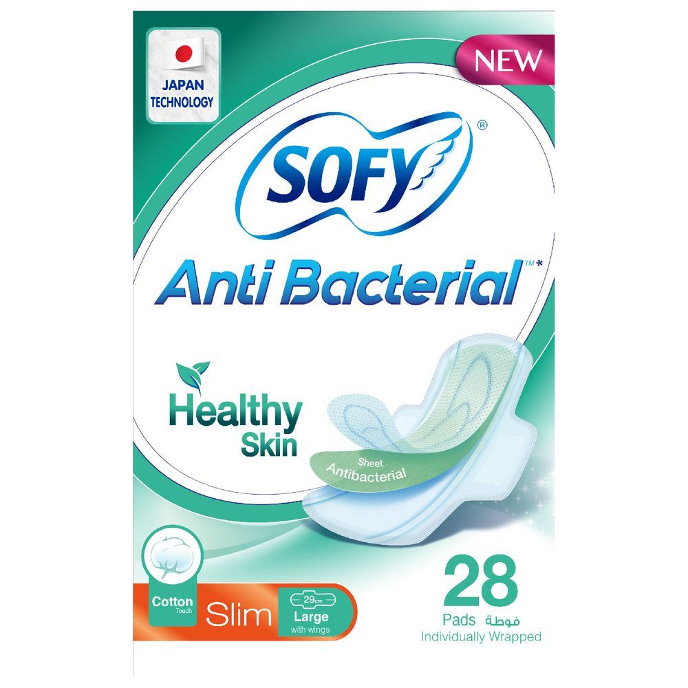 Sofy - Anti-Bacterial Pads 29cm 28 Pads