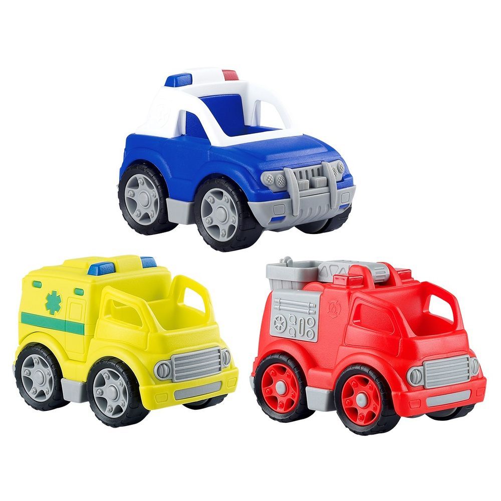 Playgo - Bio-Based Plastic - SOS Rescue Vehicles