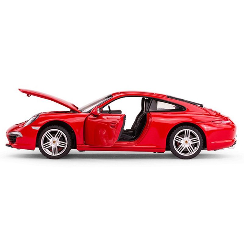 Rastar - 1/24 Diecast Car Porsche 911 - Red/White - Assorted 1pc