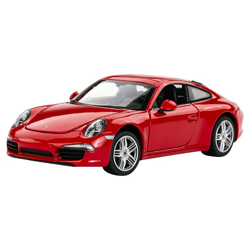 Rastar - 1/24 Diecast Car Porsche 911 - Red/White - Assorted 1pc