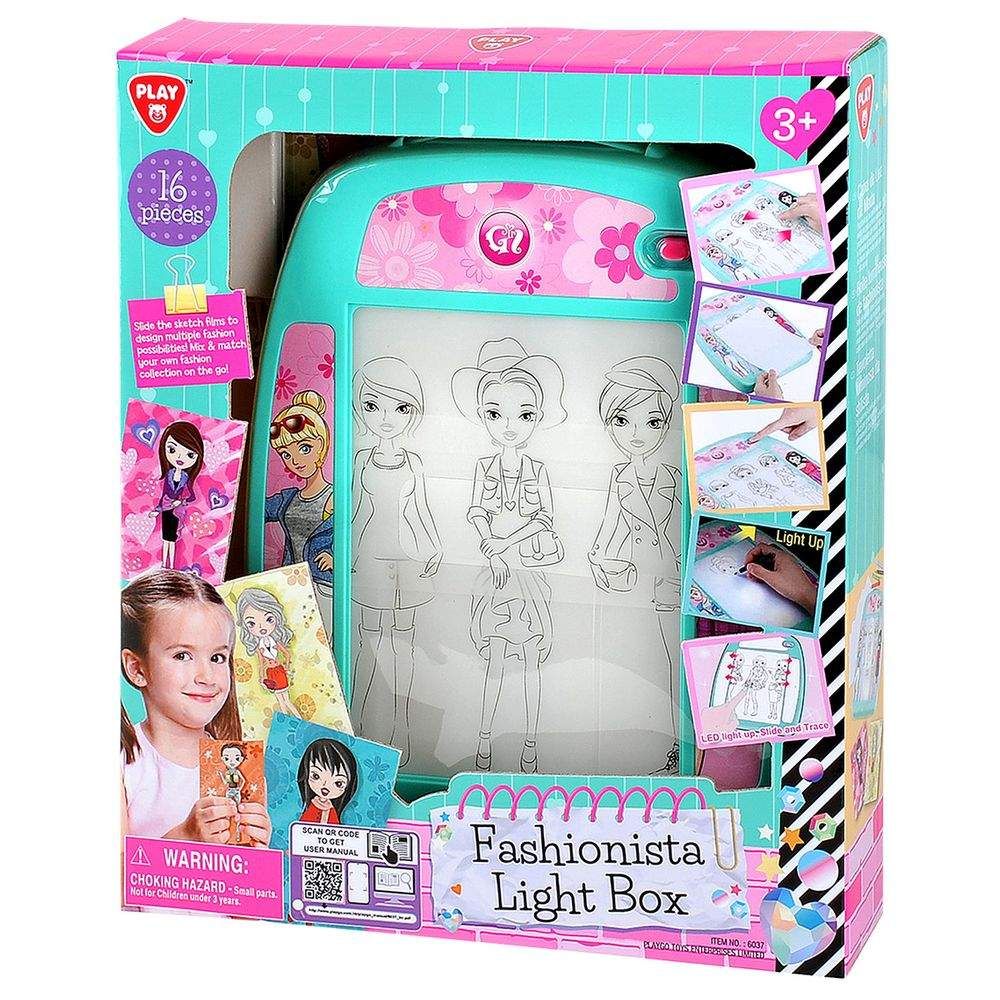 Playgo - Fashionista Light Box - 16pc-Set - Green