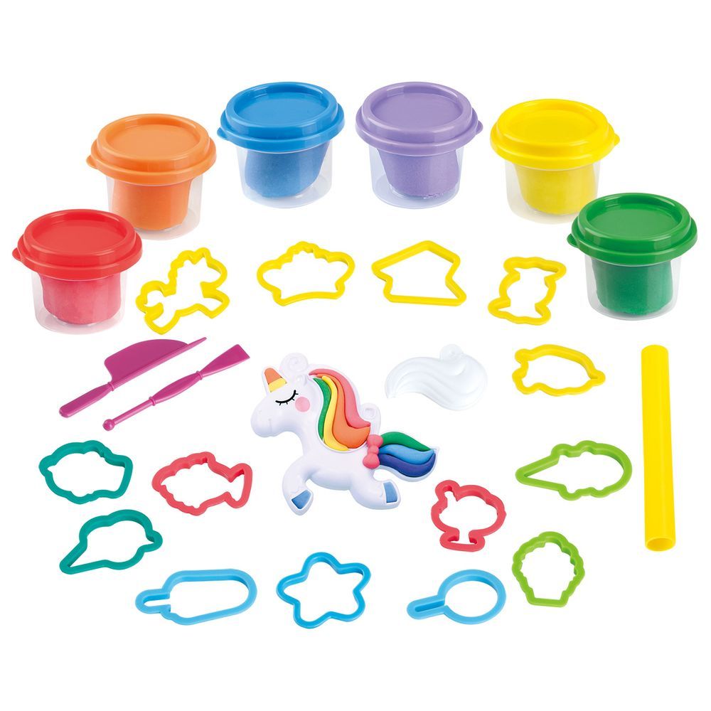 Playgo - Unicorn Fantasy Dough Kit - Dough Deluxe