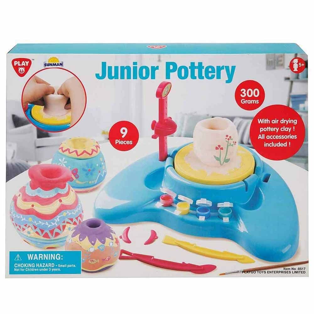 PlayGo - Junior Pottery 9pc-Set - Assorted