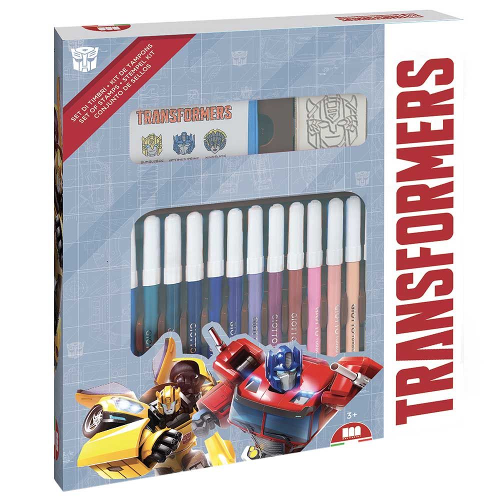 MultiPrint - Transformers - 18 Markers & Stamps