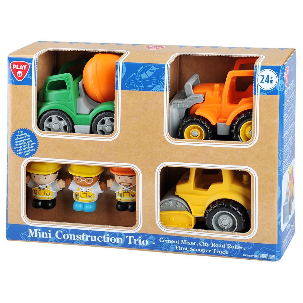 Playgo - Mini Construction Trio 